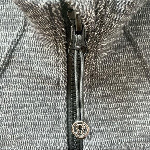 Lululemon Forme Jacket II Gray Deep Coal Pique Grey Textured Women's 4 $118 - Picture 10 of 11